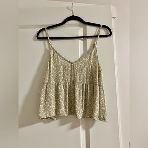 Abercrombie & Fitch light green trapeze top